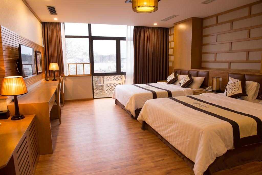 Phòng Deluxe city view - được thiết kế với diện tích 37 m2 mang đến cho bạn tận hưởng sự thoải mái và rộng rãi.